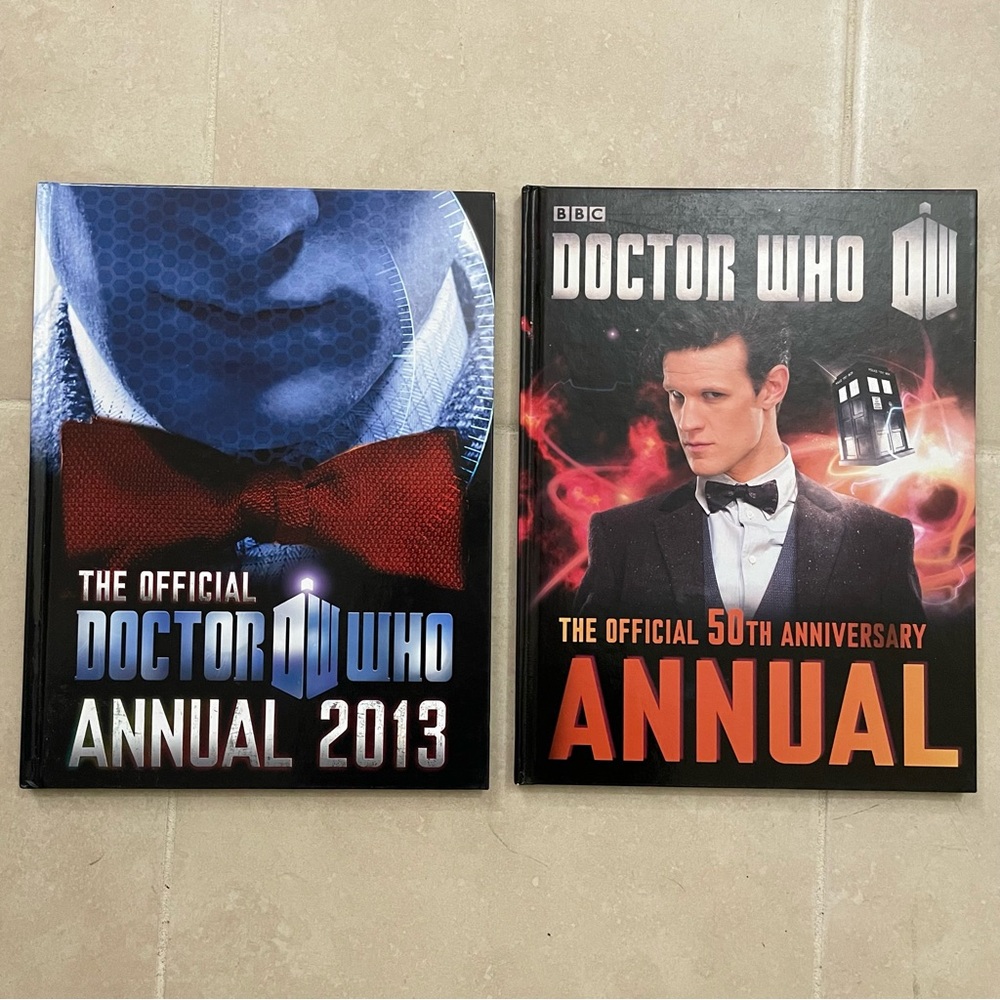 BBC Doctor Who Annual 2013 and 50th Anniversary Hardcovers